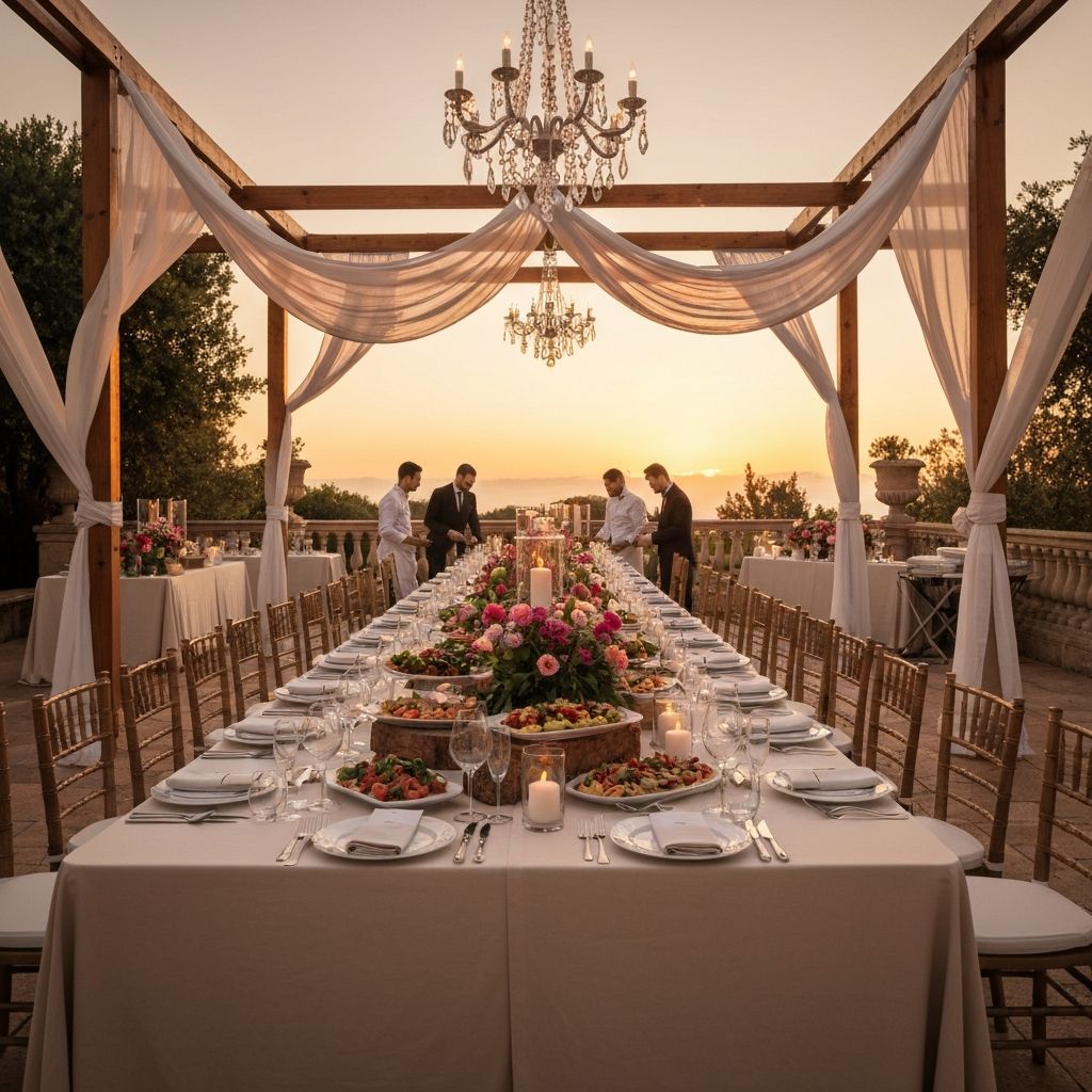 Servizio catering in location esterna